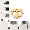 Ion Plating(IP) 304 Stainless Steel Charms STAS-Q301-33G-3