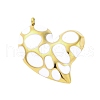 304 Stainless Steel Pendants STAS-V003-01G-09-1