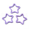 Spray Painted Iron Key Snap Hook Clasps for Keychains KEYC-S255-002-3