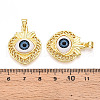 Brass Resin Pendants KK-T070-96-3