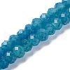 Natural Amazonite Dyed Beads Strands G-K380-A03-01-1