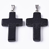 Synthetic Blue Goldstone Pendants G-Q512-012-1