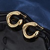 C-Shaped 304 Stainless Steel Stud Earrings EJEW-A125-24G-3