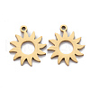 Ion Plating(IP) 201 Stainless Steel Pendants STAS-Q240-068G-1