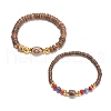 2Pcs 2 Style Mala Bead Bracelets Set BJEW-JB07996-4