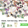 CHGCRAFT 26Pcs 13 Style Alloy Enamel Printed Pendants FIND-CA0006-41-2