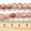 Baking Paint Synthetic Turquoise Beads Strands G-H060-03C-5