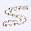304 Stainless Steel Chain Necklaces STAS-P164-07-2