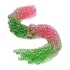 Transparent Painted Glass Beads Strands X1-DGLA-A034-T6mm-A18-1