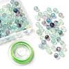 DIY Natural Fluorite Beads Jewelry Set Making DIY-LS0002-72-2
