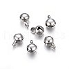 Tarnish Resistant 304 Stainless Steel Bell Charms STAS-F174-20P-A-1