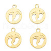 Ion Plating(IP) 201 Stainless Steel Pendants STAS-N098-229LG-2