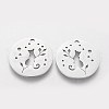 Non-Tarnish 201 Stainless Steel Kitten Pendants STAS-S105-T469-2