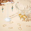 Beebeecraft 5 Pairs 925 Sterling Silver Hoop Earrings Findings STER-BBC0007-84-4