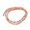 Natural Sunstone Beads Strands G-E411-13A-2mm-2