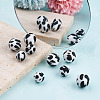 20Pcs 2 Colors Silicone Beads SIL-TA0001-07A-9