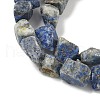 Raw Rough Natural Lapis Lazuli Beads Strands G-M453-C08-4