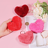 GOMAKERER 4Pcs 4 Colors Polyester Keychains KEYC-GO0001-07-3