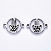 Tarnish Resistant 201 Stainless Steel Links Connectors STAS-S114-27-2