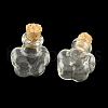 Flower Glass Bottle for Bead Containers X1-AJEW-R045-04-2