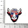 Independence Day Theme Silicone Beads SIL-M005-01A-3