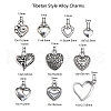 Unique Valentines Day Gift Ideas for Girlfriend Tibetan Style Alloy Pendants TIBEP-CJ0001-07-2