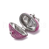 Brass Enamel Locket Pendants KK-F894-14P-2