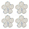 SUPERFINDINGS 4Pcs Flower Cloth Patches DIY-FH0007-54A-1