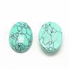 Synthetic Turquoise Cabochons G-R415-18x25-44-2