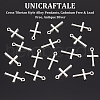 Unicraftale 100PCS Cross Tibetan Style Alloy Pendants TIBEP-UN0001-10-5