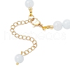 Natural White Jade Bracelets BJEW-JB11973-03-4