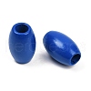 Spray Painted Wood Beads WOOD-F017-02C-2