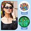 Glow In The Dark Handmade Luminous Style Lampwork Large Hole European Beads LPDL-BT0001-01-15