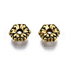 Tibetan Style Spacer Beads GLF0280Y-NF-1-3