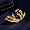 Ribbon Knot Zinc Alloy Brooches for Backpack Clothes PW-WGAEAF3-01-3