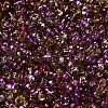 Spray Painted Glass Seed Beads SEED-F005-02A-01-3