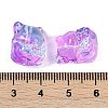 Transparent Spray Paint Glass Beads X1-GLAA-H035-01I-3