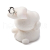 Flocky Animal Resin Pendants FIND-S001-06L-2