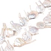 Natural Baroque Keshi Pearl Beads Strands PEAR-S018-06F-4