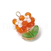Glass Pendants PALLOY-MZ00672-02-3