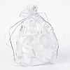 Heart Printed Organza Bags OP-R022-10x15-03-1