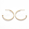 Brass Stud Earrings X-KK-T038-487G-2