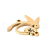 304 Stainless Steel Pendants STAS-M117-02C-G-2