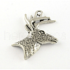 Tibetan Style Alloy Big Pendants TIBE-Q050-61AS-LF-1