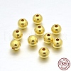 925 Sterling Silver Round Beads STER-E040-01G-2
