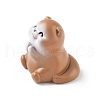 Resin Otter Applausing Figurines Ornament DJEW-E015-02B-2