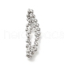 Brass Ball Chain Multi-Strand Connector Charms KK-U061-06P-1