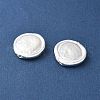 Electroplated Natural Baroque Keshi Pearl Beads KK-P305-04S-2