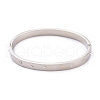 304 Stainless Steel Bangles BJEW-M284-22-2