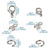 304 Stainless Steel Jewelry Findings Sets STAS-TA0004-07-8